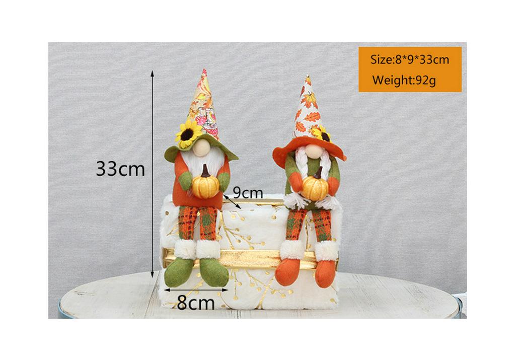 Thanksgiving Gnome Figurines: New Harvest Festival Hanging Ornaments