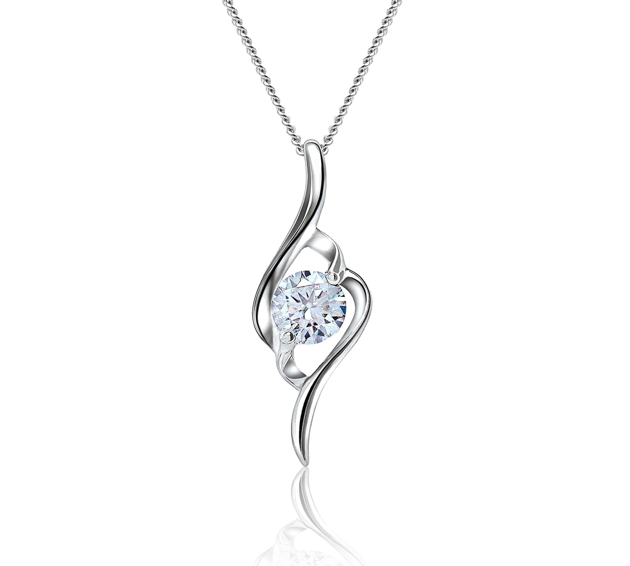 

Necklace Jewelry Simple Metal Hypoallergenic Present Birthday Cute BOX Pouch Included [BREW] Women s