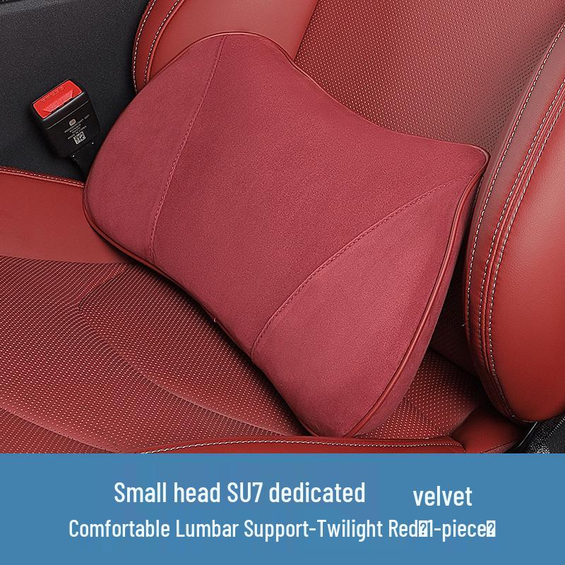 Anpassbares Xiaomi SU7YU7 Auto-Kopfstützkissen - Weiches Wildleder Nackenstütz-Zubehör