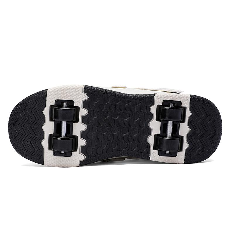 Chlapecké/dívčí boty s kolečky Čtyřkolečkové sportovní boty Kolečkové brusle lze sundat Studentské skate boty Sportovní boty