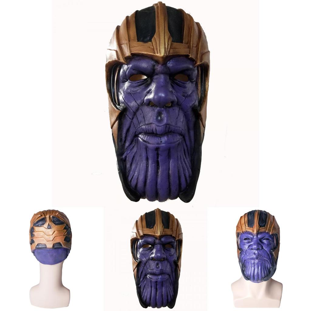 Marvel Avengers Thanos Latex Mask For Halloween Costume Cosplay Kids Adults