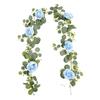 Artificial Eucalyptus Flower Garland Wedding Decoration for Room Window Wall Blue