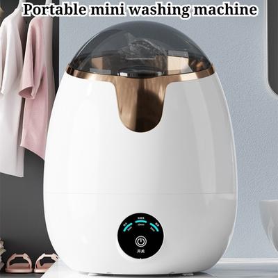 Mini Mavi Işık Yıkama Makinesi – İç Çamaşırı ve Çoraplar İçin Yarı Otomatik Yıkama + Sıkma Kurutma, Yurt/Ev Kullanımı İçin Kompakt