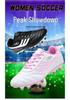 Chuteiras de Futebol TF com Tachas Profissionais para Meninas - Crianças e Adolescentes - Sapatos de Treino Indoor
