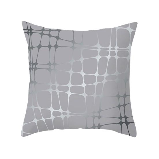Stylish Pillow Case Replacement Comfortable 45x45cm Abstract Geometric Throw Cushion Cover for Sofa