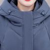 Middle Age Women's Down Coats Winter Vintage Parkas Hooded Plus Size Elegant Loose Thick Warm Down Jackets Woman Outerwears