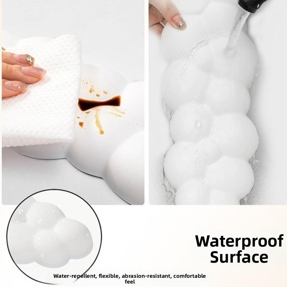 Ergonomic Keyboard Wrist Support Pad Anti-Slip Cloud  Mouse Pad Mouse Cushion  Protection Rest