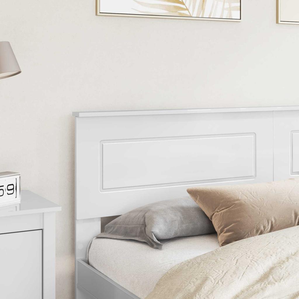 Headboard Glossy White Particleboard