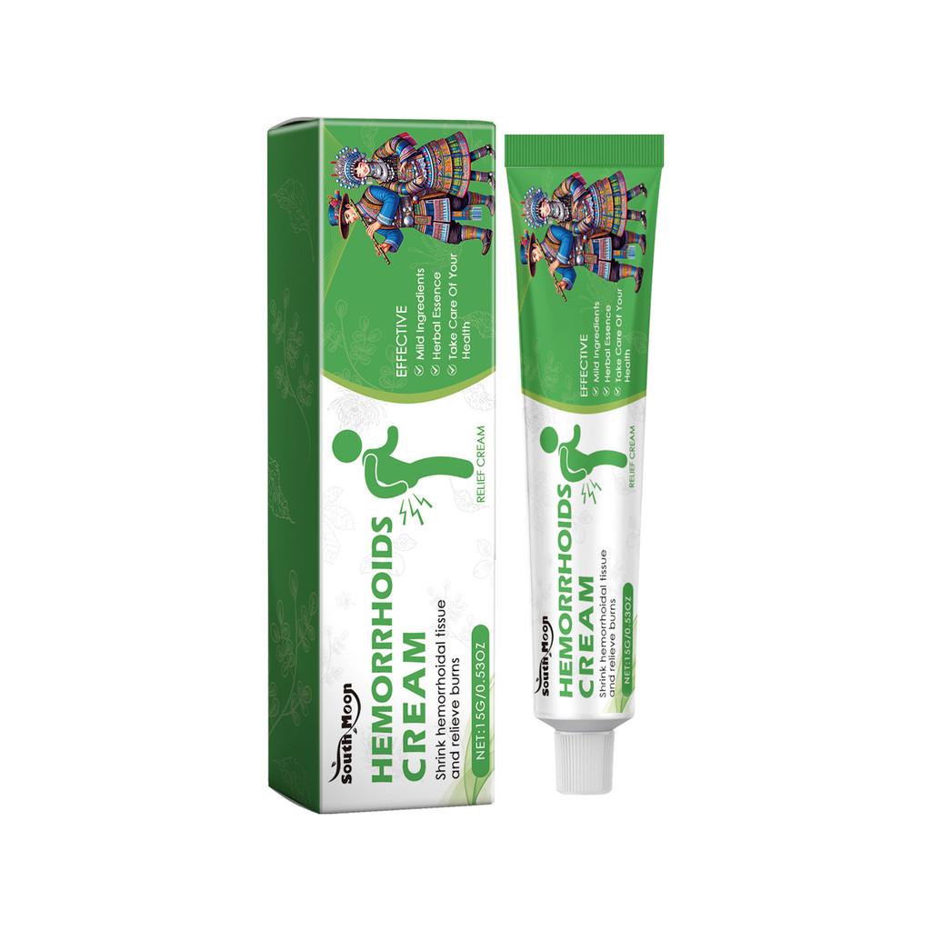 South Moon Травяная мазь для облегчения геморроя Успокаивающий крем при раздражении и дискомфорте кожи ануса 15 г