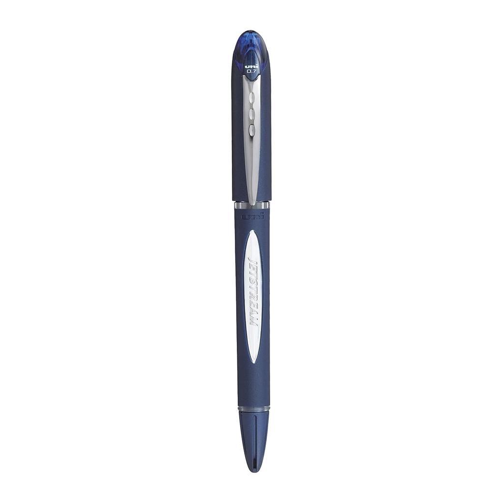UNI-BALL Jetstream SX217 1.0mm Roller Ball Pen, Blue Ink, Pack of 3, Smooth Quick-Dry Writing for Office, School & Home