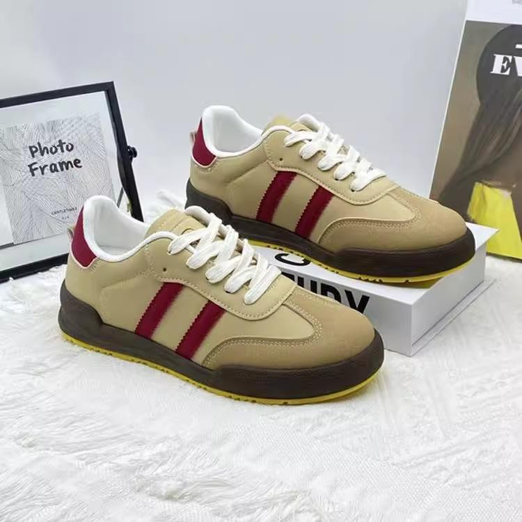 

Обувь Dexun 2025 новая популярная женская обувь платформа универсальная белая обувь ретро обувь Форреста Гампа повседневная спортивная обувь для скейтборда 40 абрикосовый