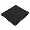 Carpeta de Tarjetas de 12 Bolsillos de Cuero PU 480 Bolsillos de Carga Lateral con Cremallera Azul