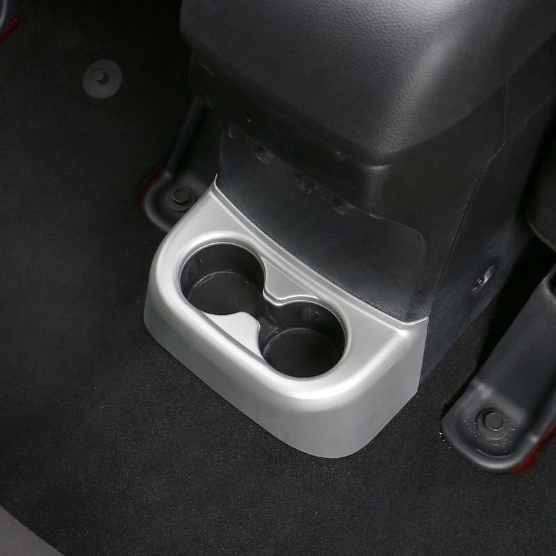ABS Rear Cup Holder Decoration Protective Cover Sticker Fit For Jeep Wrangler JK 2011-2017 Interior Accessories