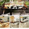 Halloween Table Cover With Elastic Edge Waterproof Dustproof Square Tablecloth Dining Outdoor Picnic