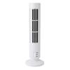 Mini Tower Fan Bladeless Desk Fan Quiet Cooling, White, 6x33cm