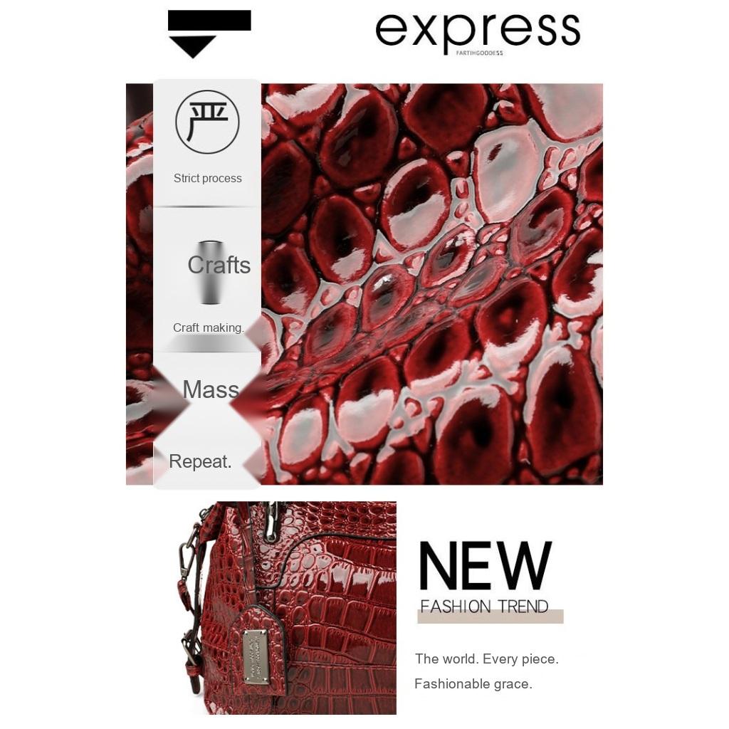 Xeie Thuk Shoulder Bag Women Faux leather Crossbody Daily Commute
