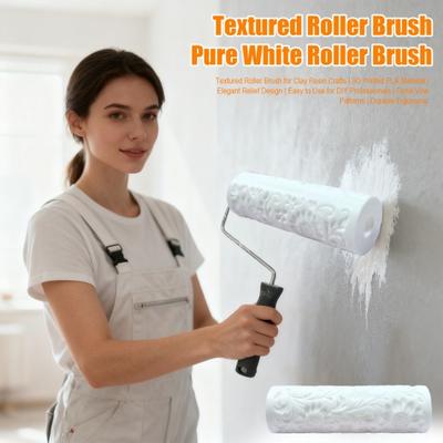 1/2 Pezzi Rullo Pittura Texturizzato Stampa 3D Materiale PLA Finitura Liscia Vernice
