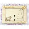 Schnauzer I – Photo frame, engraved wooden frame | Art-Dog