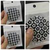 Houndstooth Auto Cup Holder Heat Resistance Water Cup Cushion Car Mug Coaster  Decor Accessories
