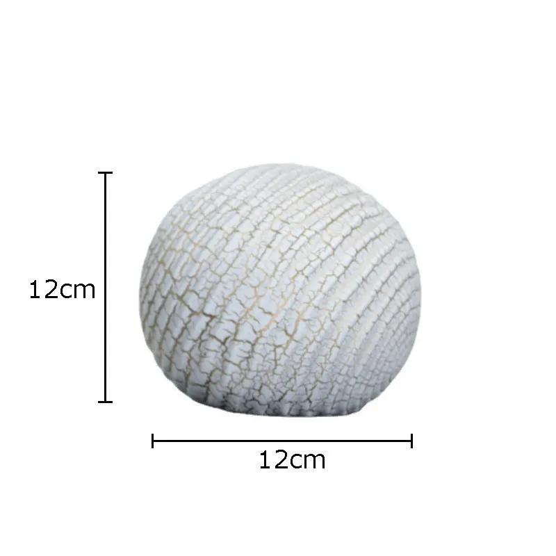 Креативная Вырезанная Полукруглая Статуэтка Арт-объект Поделки Настольное Украшение Геометрическая Полукруглая Скульптура Украшения Эстетика Комнаты Декор