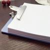 1Pcs Plastic Writing Clipboard Blue Menu Bill Folder New Clip File Organize  Paper Ticket Storage