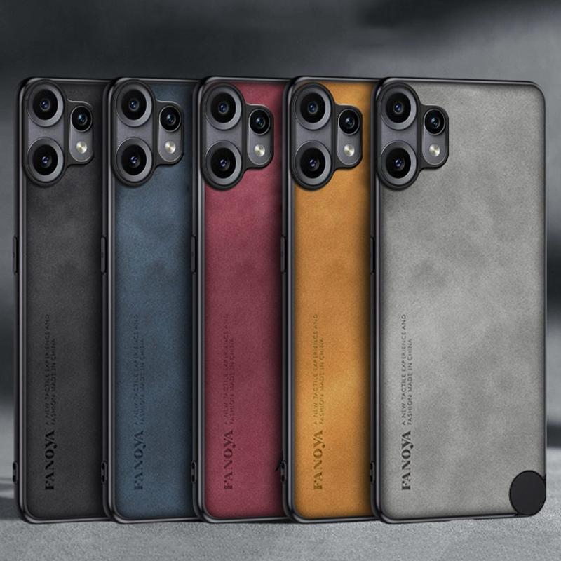 For Nothing CMF Phone 2 Pro Case Luxury PU Leather Phone Case For Nothing CMF Phone2 Pro 5G Back Cover Silicone Full Protection