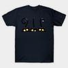 Asian Size Cotton Unisex Tshirt Print T-shirt Black Cat Halloween T-shirt No-Cut Print Regular Fit