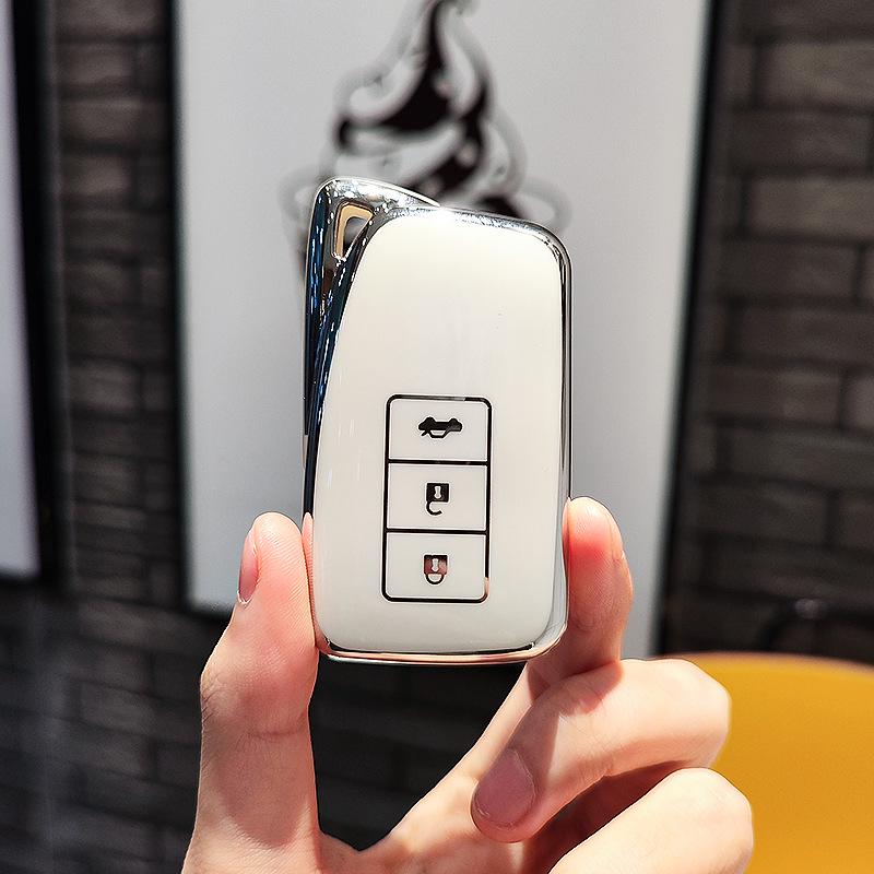 Lexus Key Case for UX260H, ES200, RX, NX, LX - Women's Car Key Bag Shell & Buckle