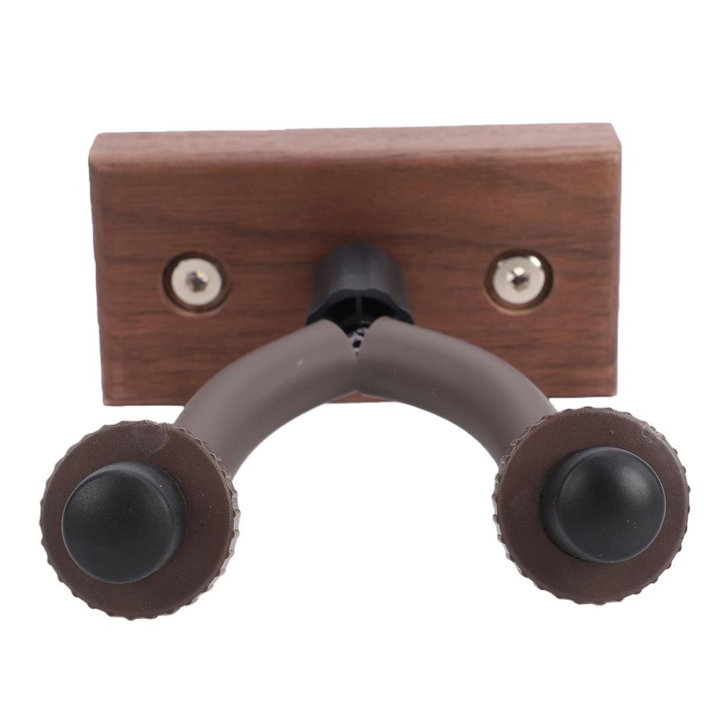 Guitar Wall Mount U Shaped Holds 11.02 To 22.05lbs Walnut Guitar Hanger Hook for Banjo Bass