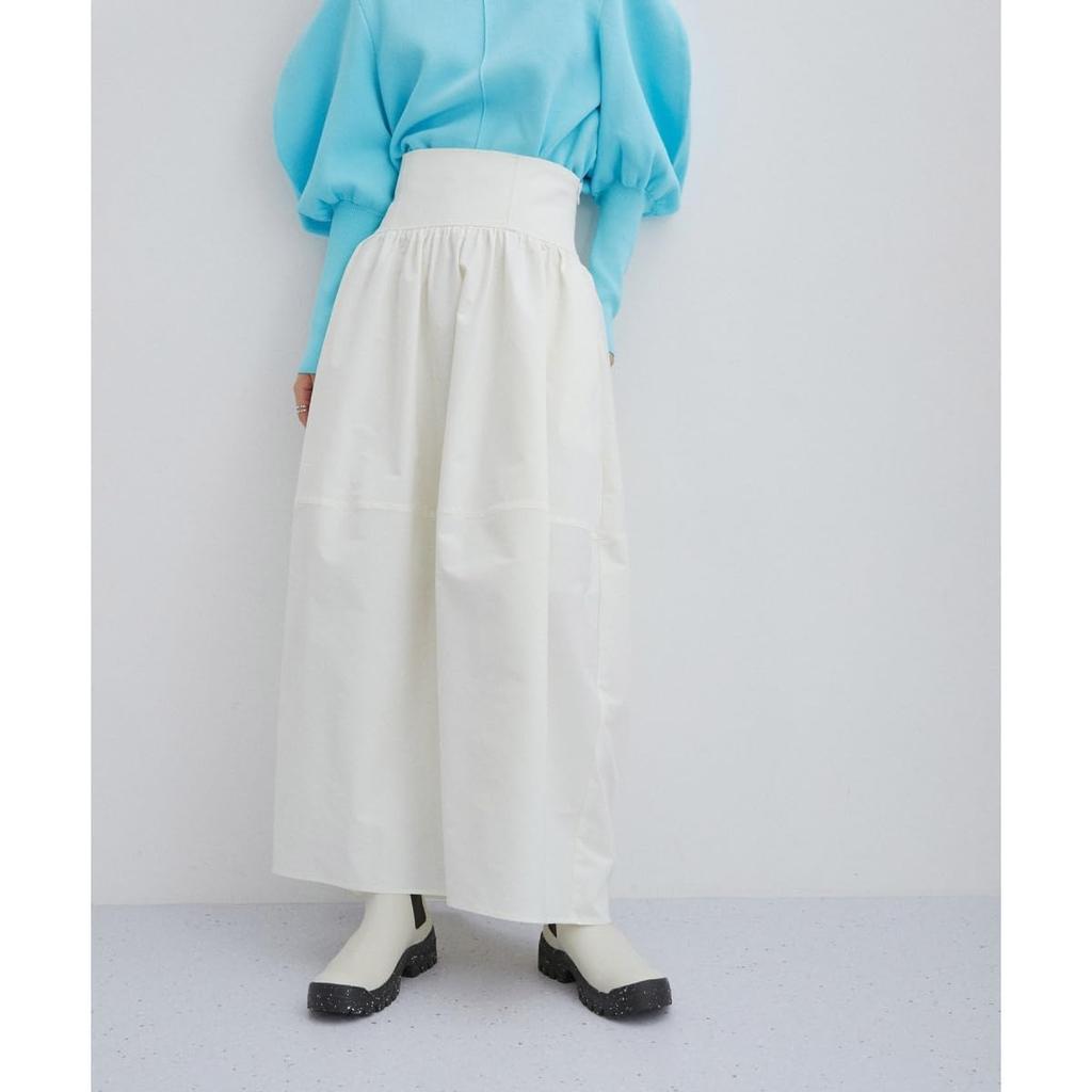 Et Rope Waist Shape Gathered Sax [Adam Femme] Skirt, Skirt, Women's, GAC03030, (48)