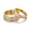 Japanese and Korean Light Luxury Temperament Titanium Steel Ring Female, Rhombus Triangle Personalized Couple Ring, Jewelry