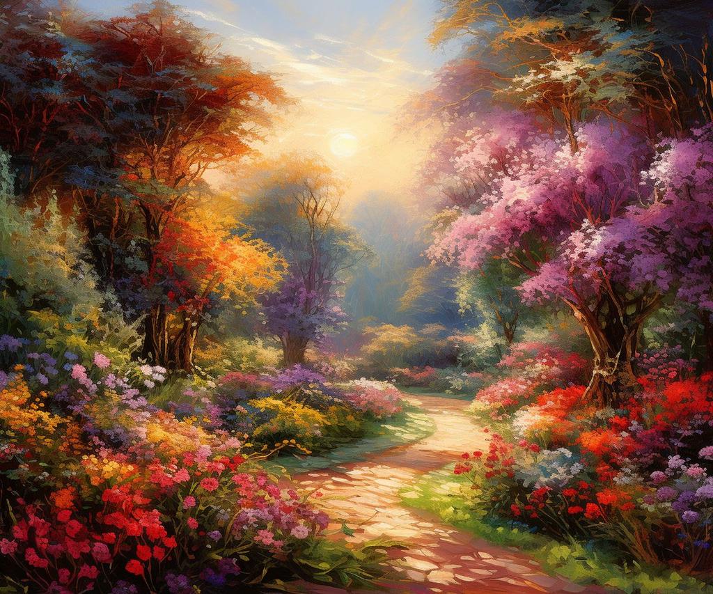 5D Diamond Painting Landscape Full Square/Round Rhinestone Mosaic Embroidery Cross Stitch Kit Home Decor Gift