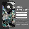 Stylish Dragon Leopard Marble Texture Tempered Glass Phone Case for Huawei Honor 400 200 100 90 80 Magic 7 Pro 6 5 Lite X9 Cover