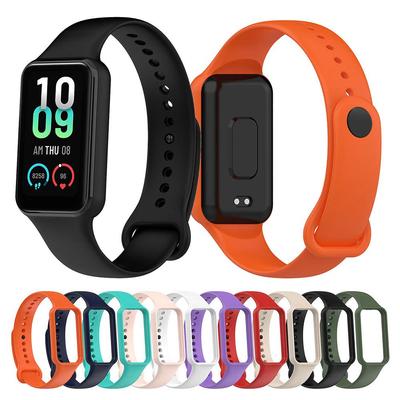 Silicone Wristband Strap For Xiaomi Huami Amazfit Band 7 Bracelet Belt