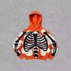 Spring and Autumn American Retro Skull Skull Skeleton Series 3D Digital Printing Trend Hoodie Sweater