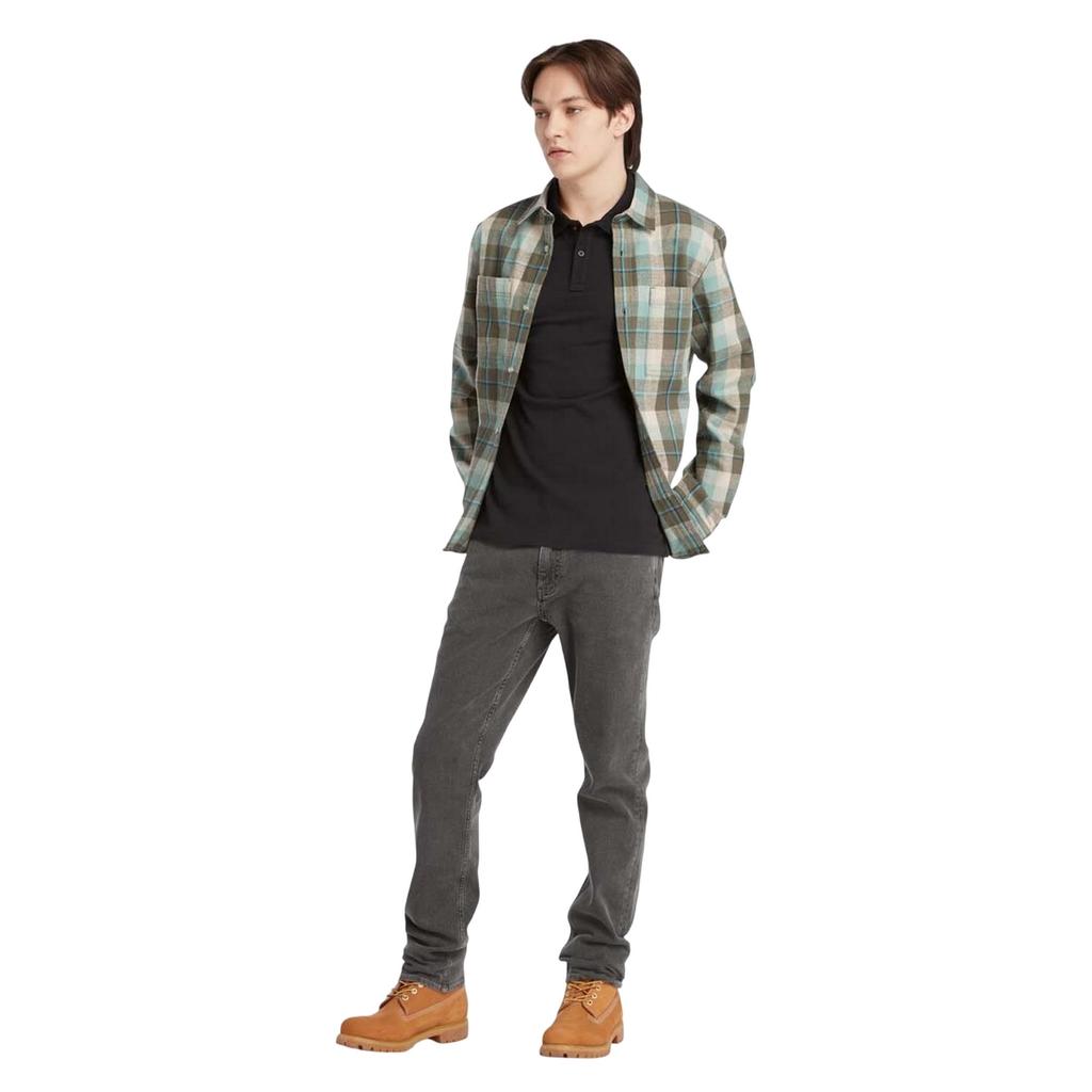 Timberland Men's Oyster River Logo Short-Sleeved Polo Shirt