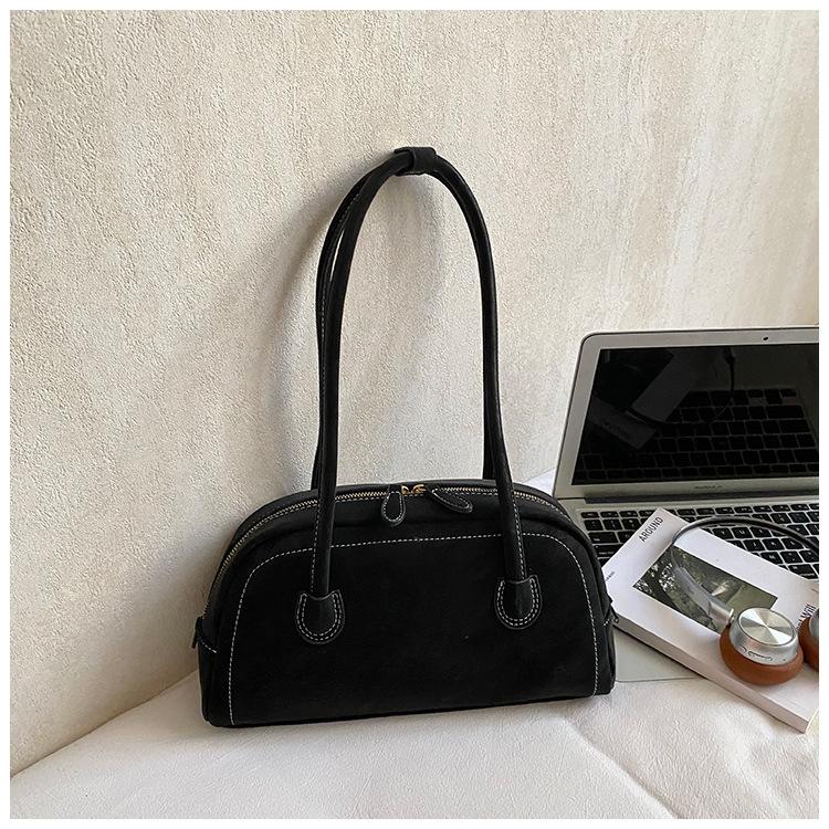 

Модная сумка подмышку женская зимняя трендовая сумка-боулинг высококачественная повседневная сумка на плечо