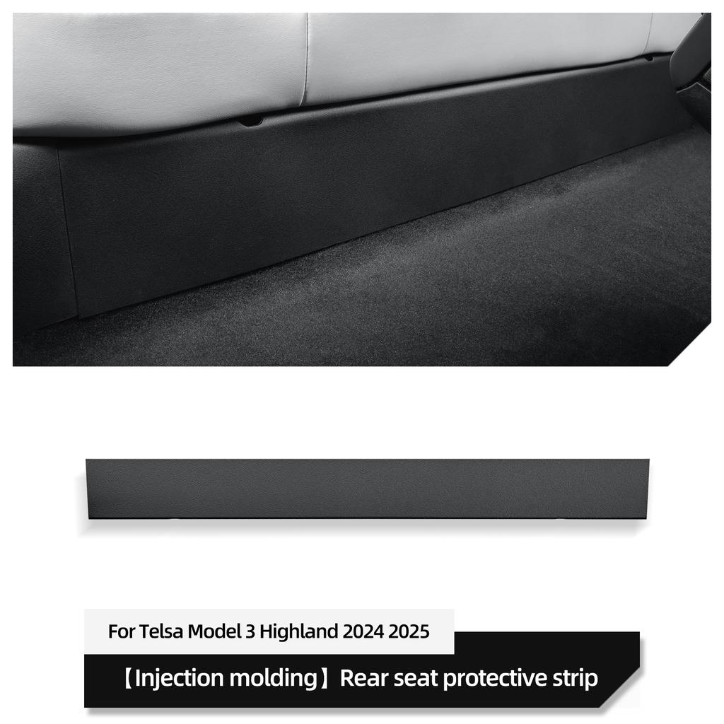 for Tesla Model 3 Highland 2025 2025 Door Sill Strip Guard Car Threshold Protector Accessories Central Control Anti-kick Pad LHD