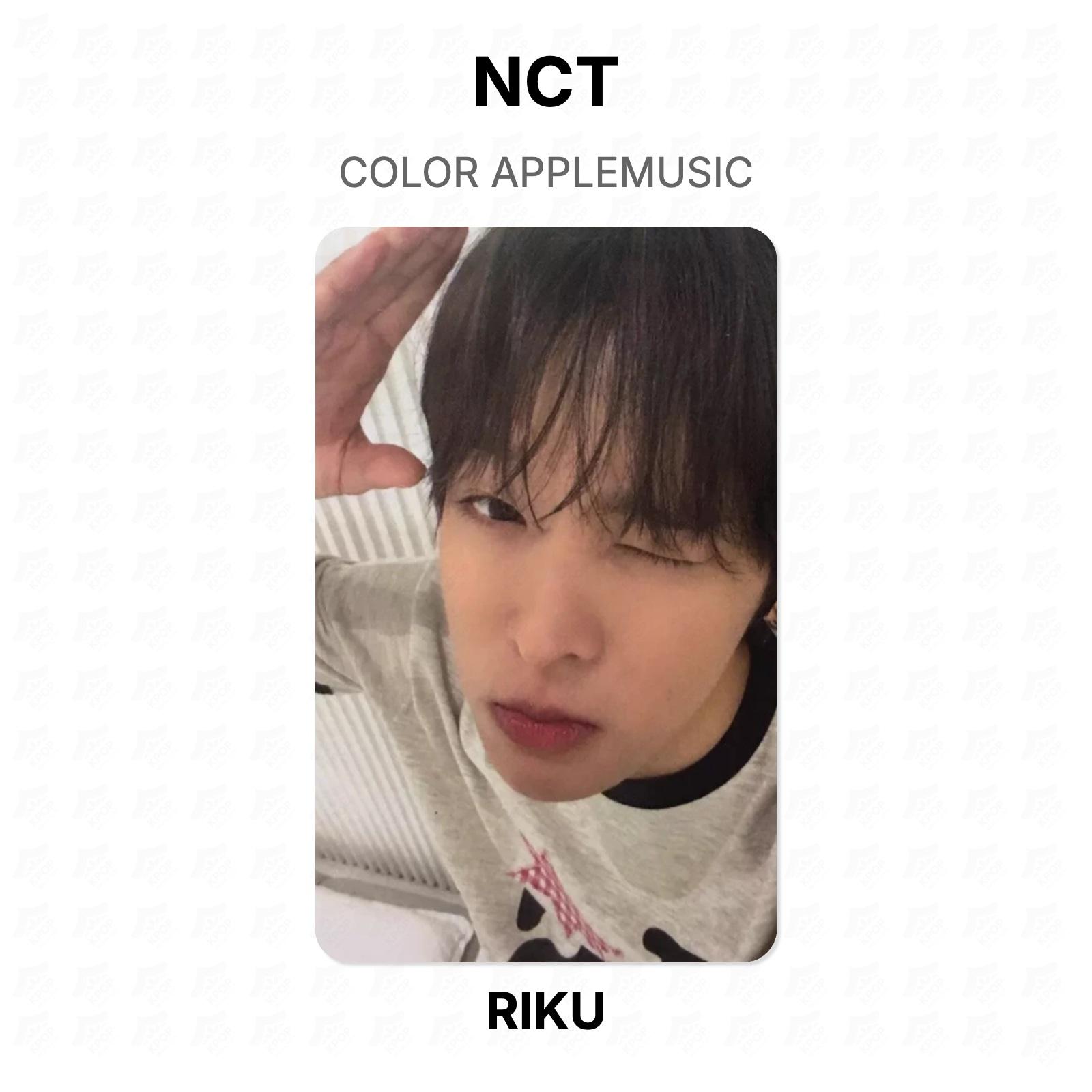 NCT COLOR APPLEMUSIC Официальная фотокарточка RIKU 03