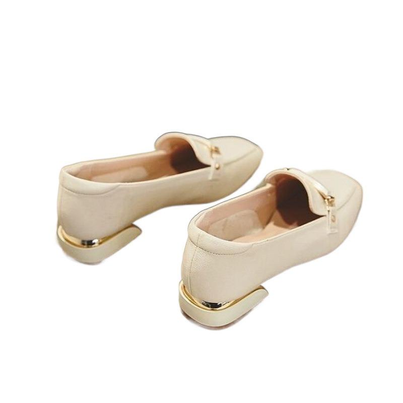 Small Leather Shoes Versatile Low Order Shoes