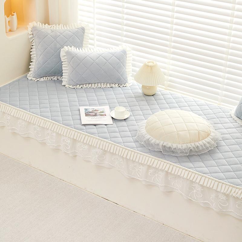 Princess Style Window Cushion Ledge Cushion Four Seasons Universal Bedroom Balcony Cushions Blanket Cushion