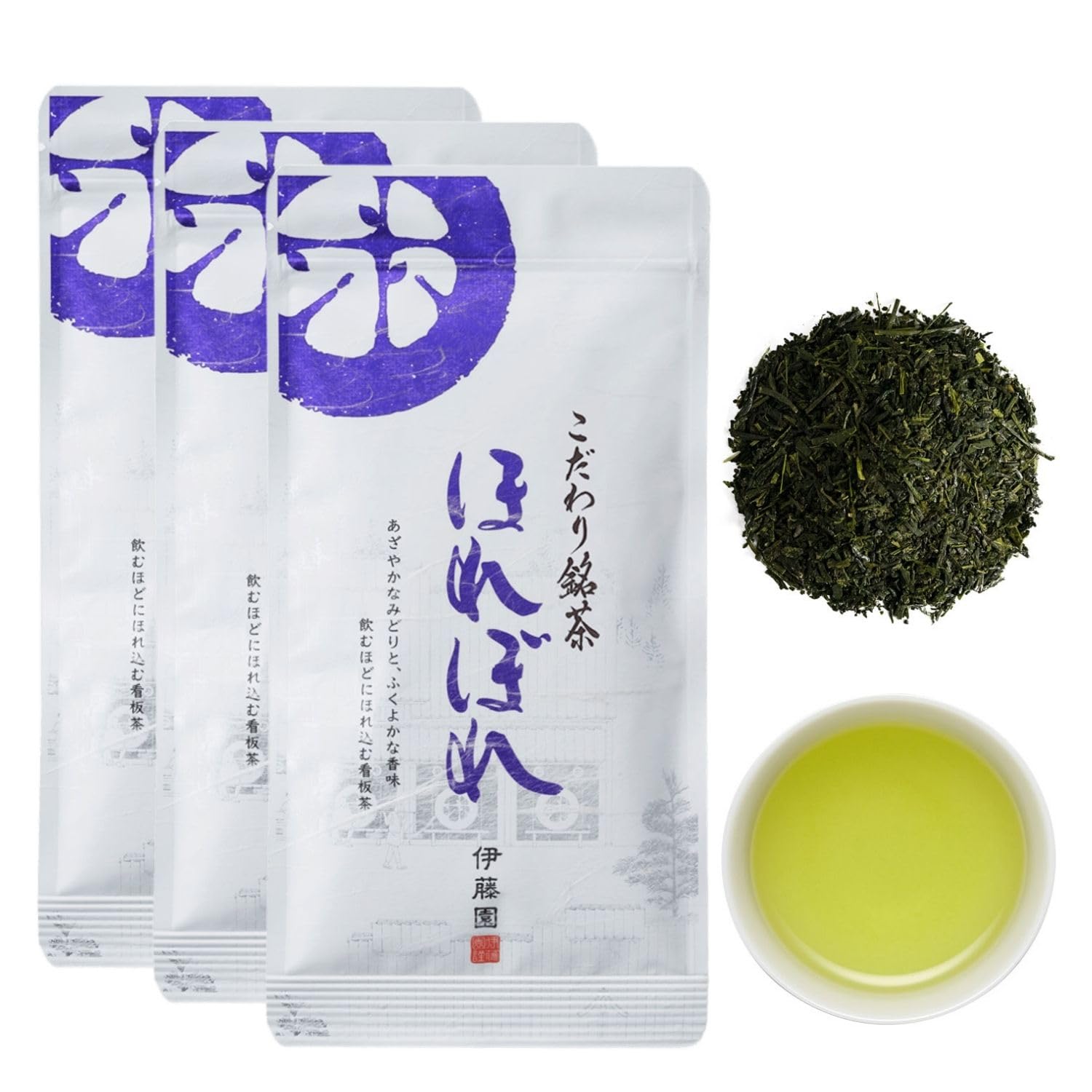 Official Specialty Horebore Green 80g x 3 Tea Kagoshima Bags [Itoen Store] Tea, bags, Sencha, Leaves, Prefecture, Zip-Closed