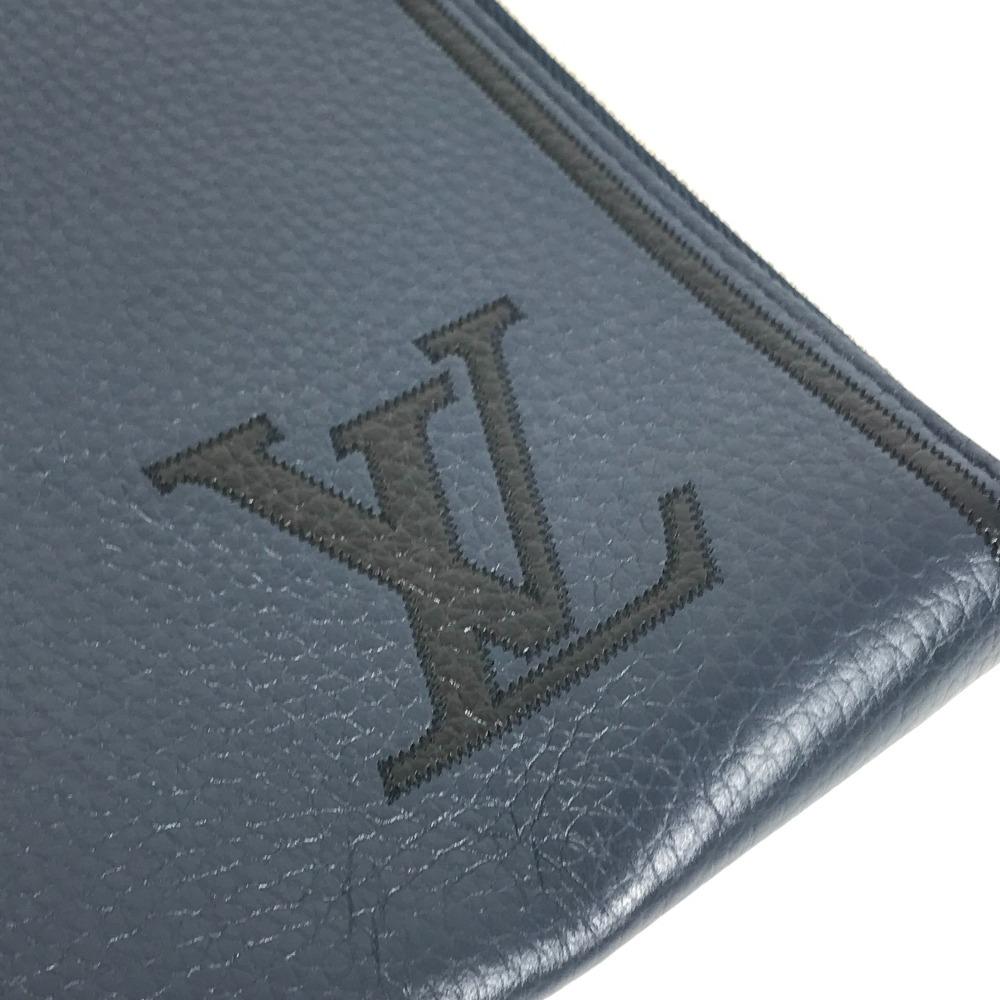 Louis Vuitton M68235 LV logo Pochette Jules GM Pouch Clutch bag Navy/Black