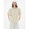 ELLE Women's French Style Round Neck Casual Shirt