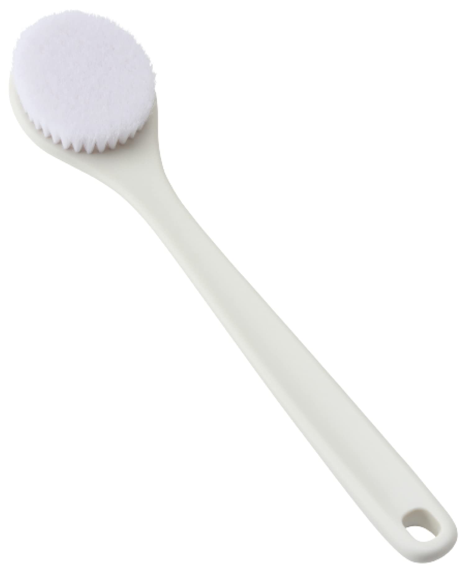 Marna Body Soft Back Brush B713W Brush, (with handle/white), (Long Size), белый