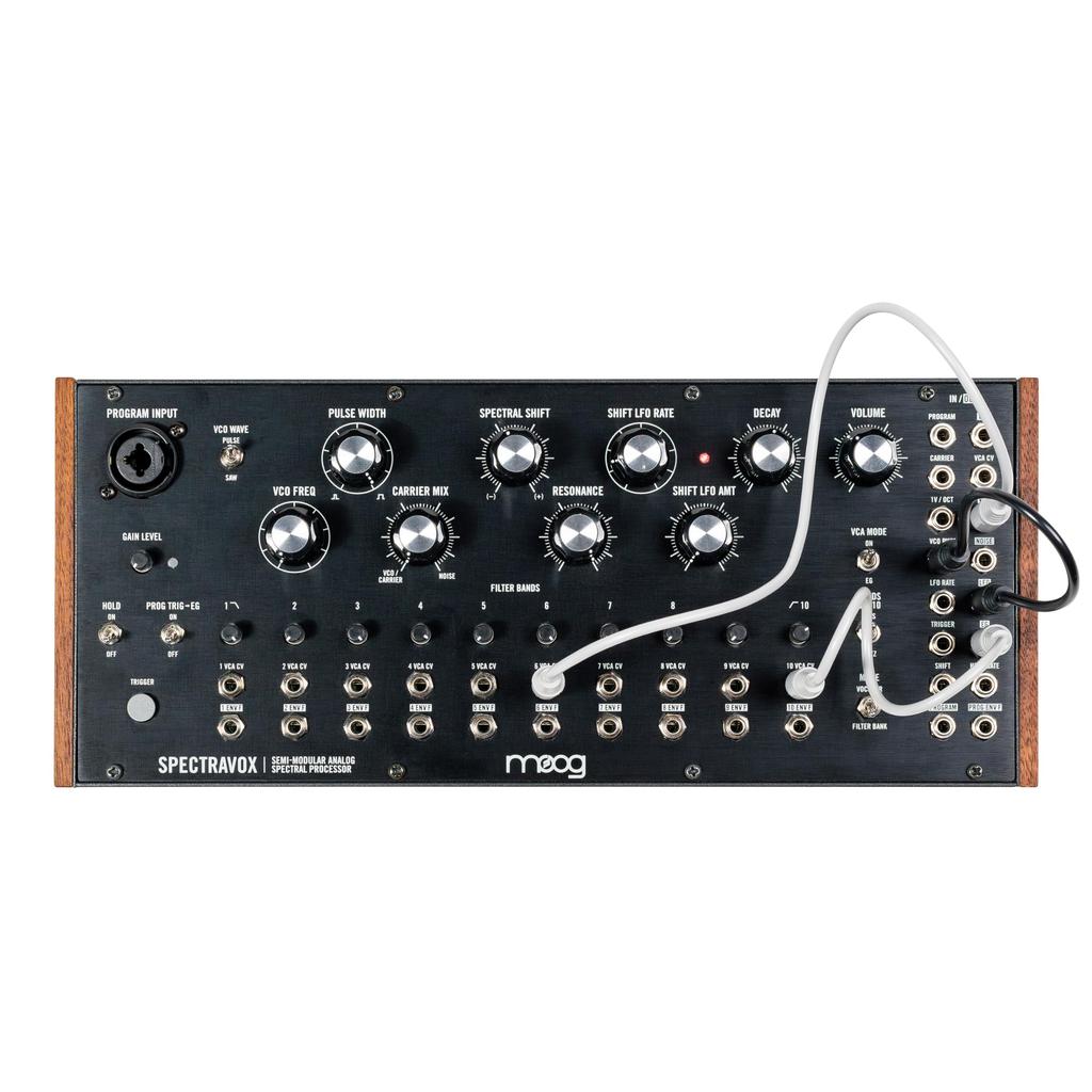 MOOG Spectravox Analog Spectral Processor Analog Oscillator Patchbay and Headphone Output Filterbank/Vocoder Semi-modular 3.5mm