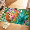 Dora Explorer Personalized Text Floor Rug Office Rug Design for Game Room Decorate room Playrooms Balcony Antislip Carpet Office home decor