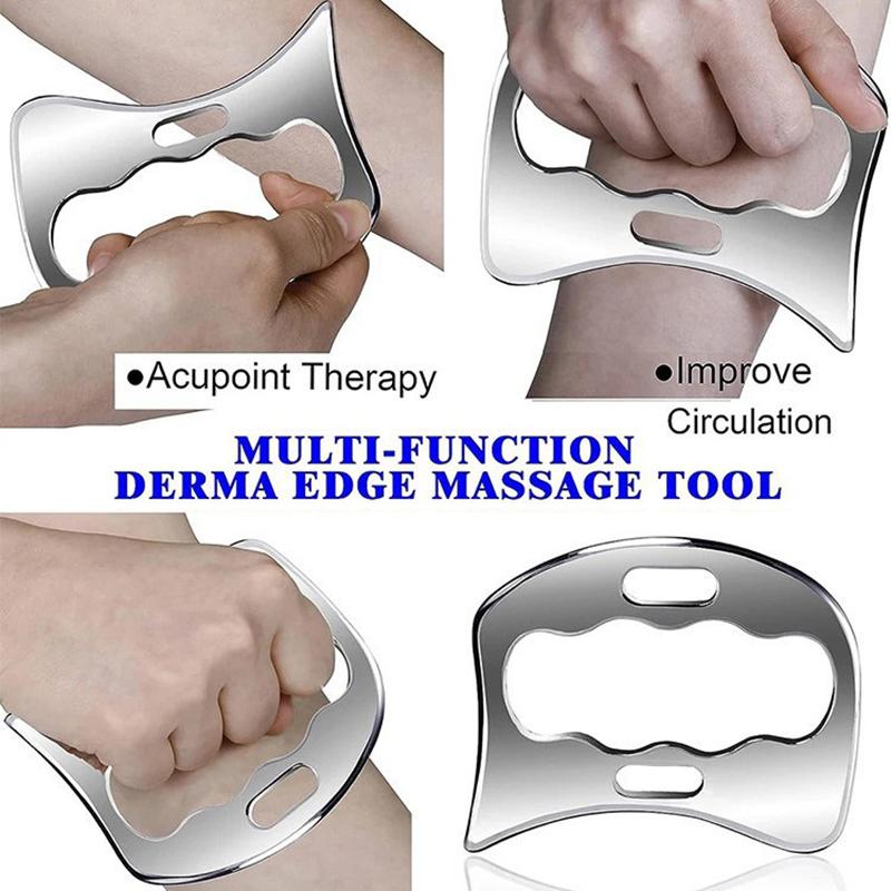 

Professional Gua Sha Massage Tools Stainless Steel Gua Sha Scraping Massage Tool Great Soft Tissue Mobilization Tool one size