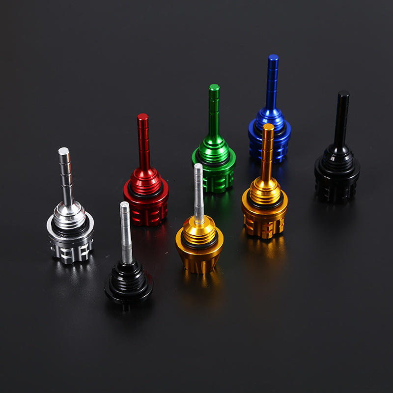 Motorcycle Engine Oil Dipstick Filler Cap Plug Front Brake Fluid Oil Cup Multi-color CNC Aluminum Alloy Motorcycle Accessories For GY6 BWS 125CC