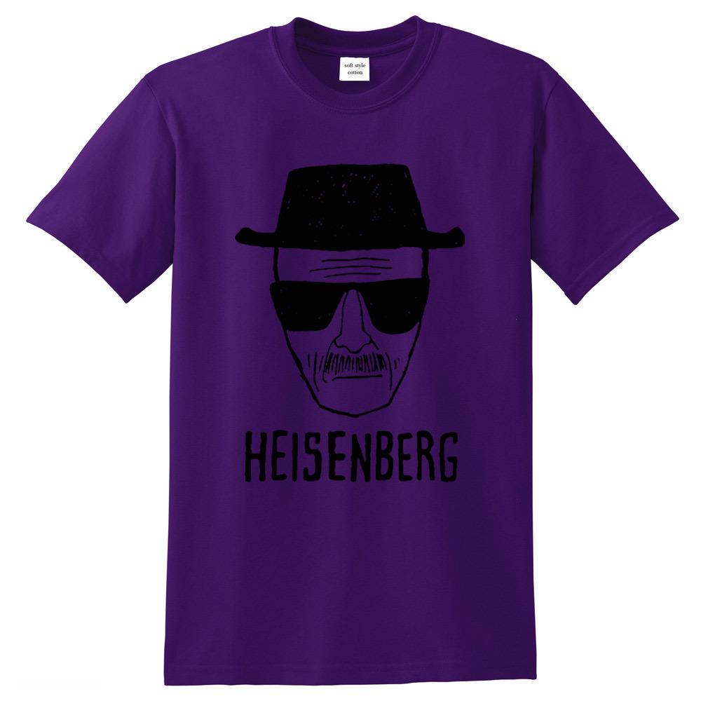 Cool Men Tshirt Breaking Bad Clothes Top Quality 100 Cotton Loose Heisenberg Printed T Shirt Casual Mens Tshirt